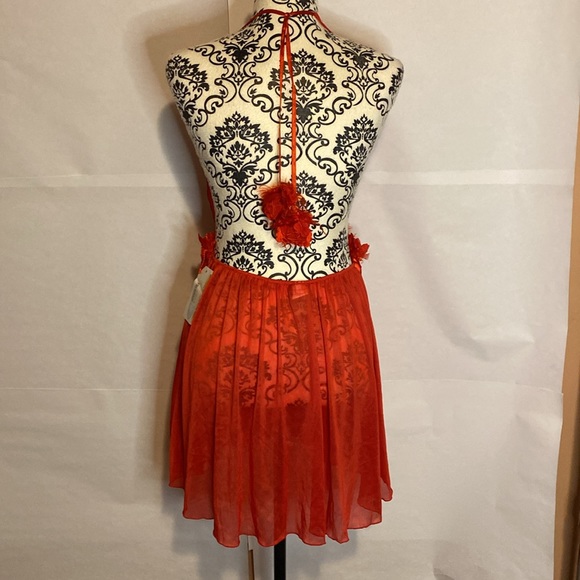 Lovers Lane new with tags, red baby doll lingerie no with tags size large - Picture 6 of 6